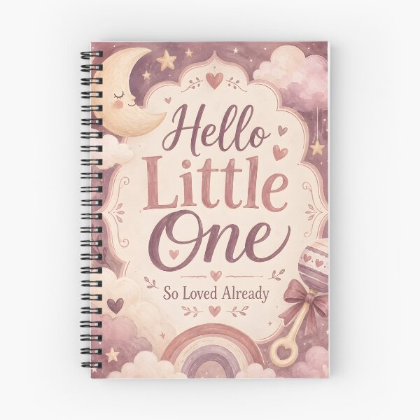 Item preview,  Hello Little One – New Baby Nursery Keepsake designed and sold by Drift Pattern Studio.
