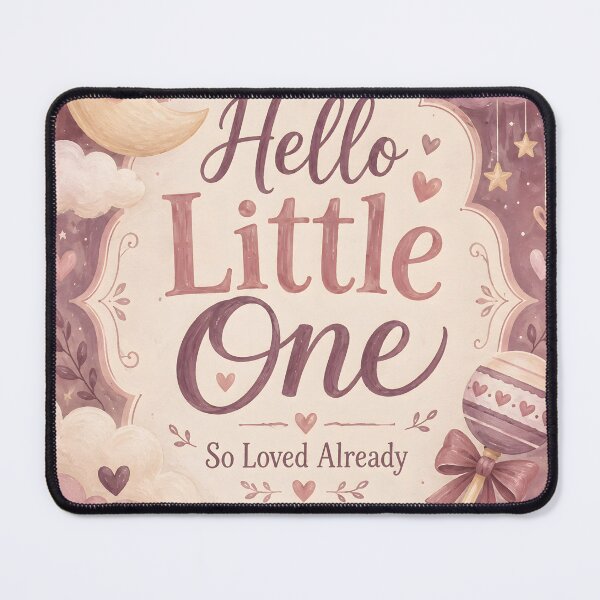 Item preview,  Hello Little One – New Baby Nursery Keepsake designed and sold by Drift Pattern Studio.