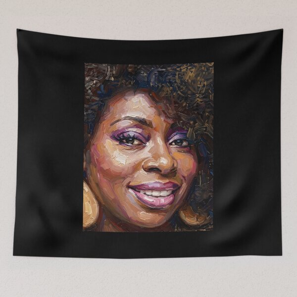Item preview, Angie Stone Oil Painting designed and sold by maretsad.