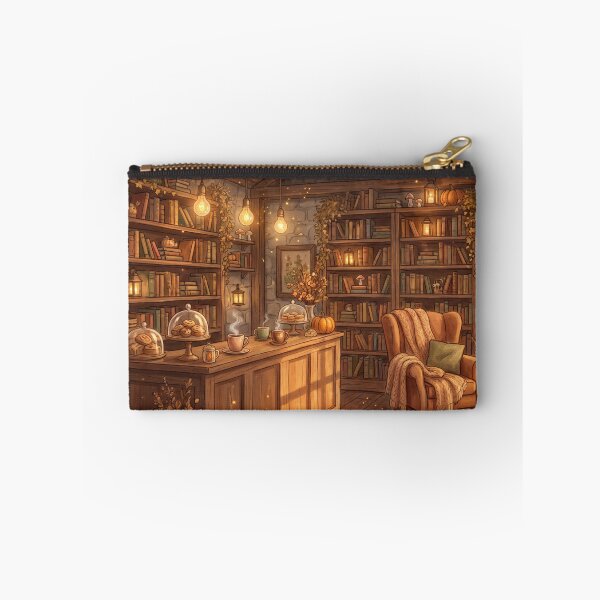 Item preview, Hidden Bookshop Café | Cozy Coffee & Books Cottagecore Wall Art designed and sold by SebastianSpace.