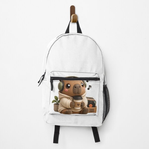 Item preview, Cozy Capybara Coffee Music Lover designed and sold by Snurly.