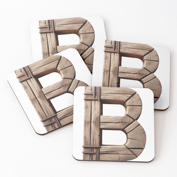 Item preview, Hand Hewn Barn Beams Letters B designed and sold by ART-TYPE.