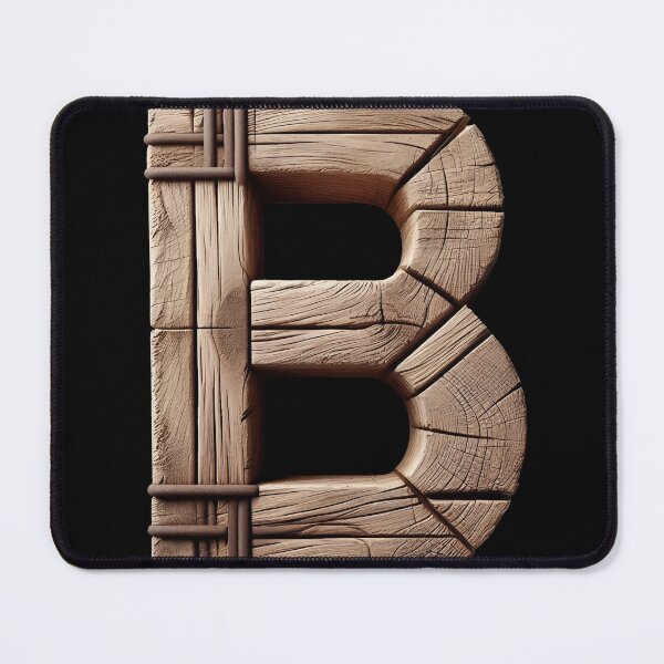 Item preview, Hand Hewn Barn Beams Letters B designed and sold by ART-TYPE.