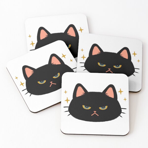 Item preview, Angry Black Cat designed and sold by gattoshou1.
