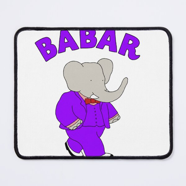 Item preview, babar the elephant purple designed and sold by PhiloDoh.