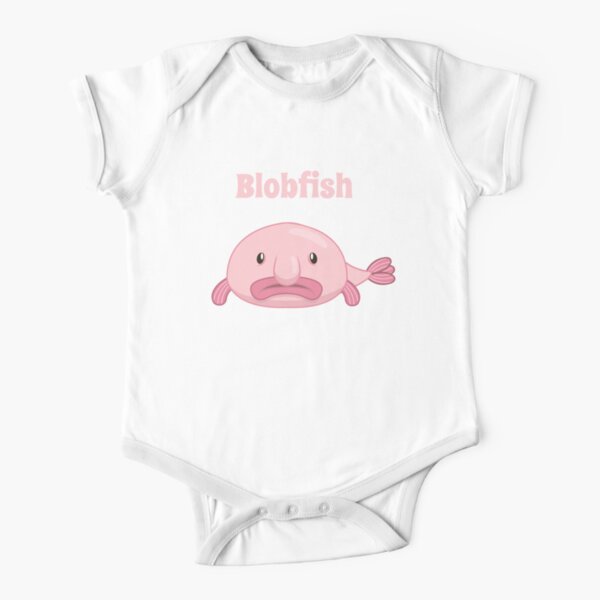 Blobfish Is My Spirit Animal Short Sleeve Baby One-Piece