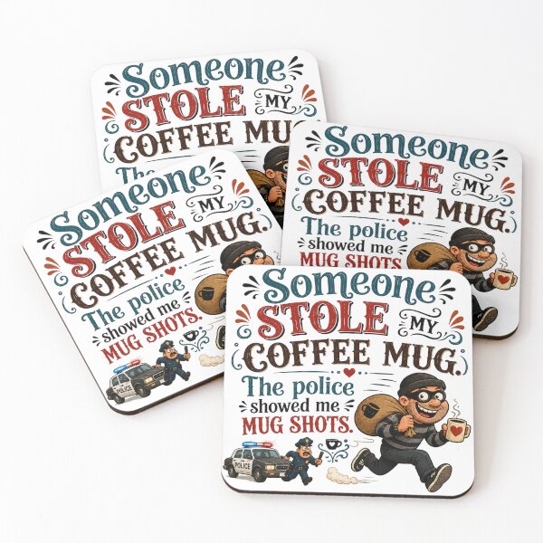 Item preview, Someone Stole My Coffee Mug designed and sold by WJ Cozy Creations.