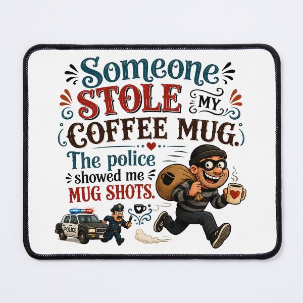 Item preview, Someone Stole My Coffee Mug designed and sold by WJ Cozy Creations.