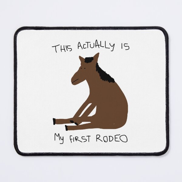 Item preview, Funny Horse First Rodeo Humor Design designed and sold by nojany.