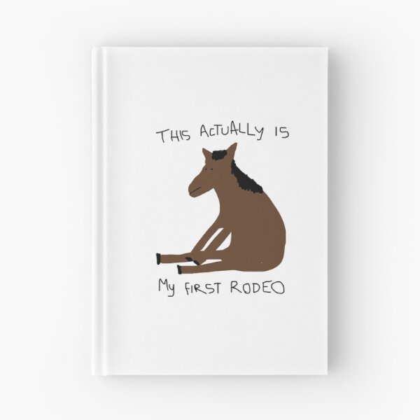 Item preview, Funny Horse First Rodeo Humor Design designed and sold by nojany.
