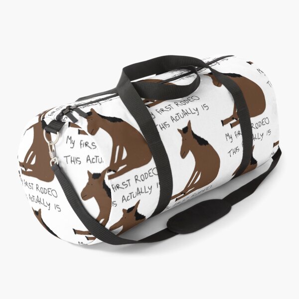 Item preview, Funny Horse First Rodeo Humor Design designed and sold by nojany.