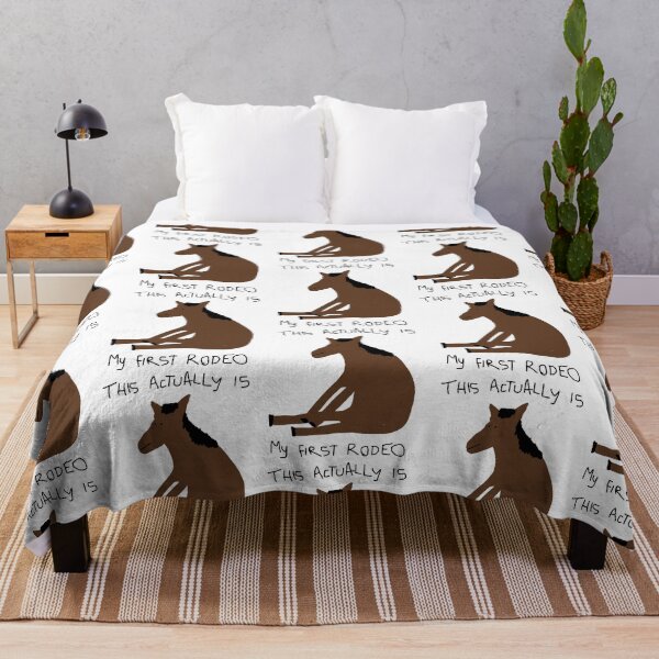 Item preview, Funny Horse First Rodeo Humor Design designed and sold by nojany.