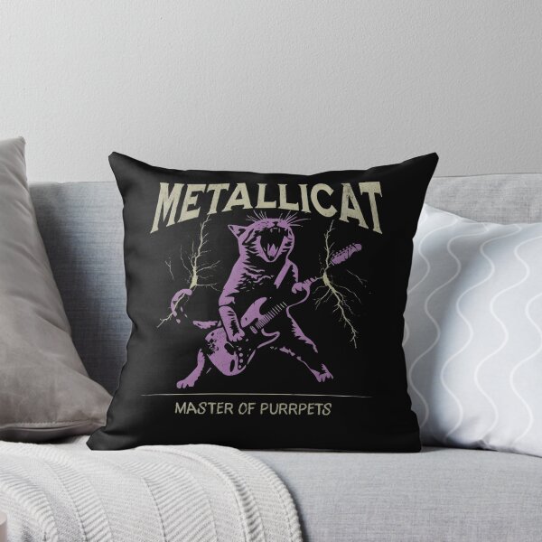 Item preview, Heavy Metal Cat Guitarist Parody, Master of Purrpets Inspired Design, Retro Rock Humor, Funny Feline Music Lover Gift designed and sold by Catspeachy.