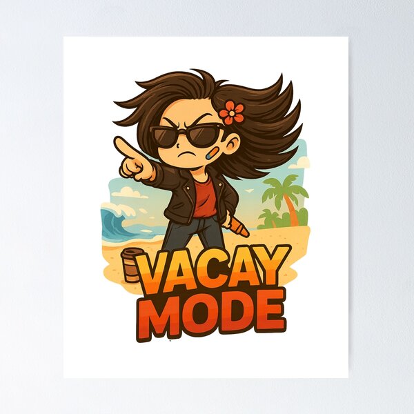 Item preview, VACAY MODE. We are on a summer break. designed and sold by tnwbank.