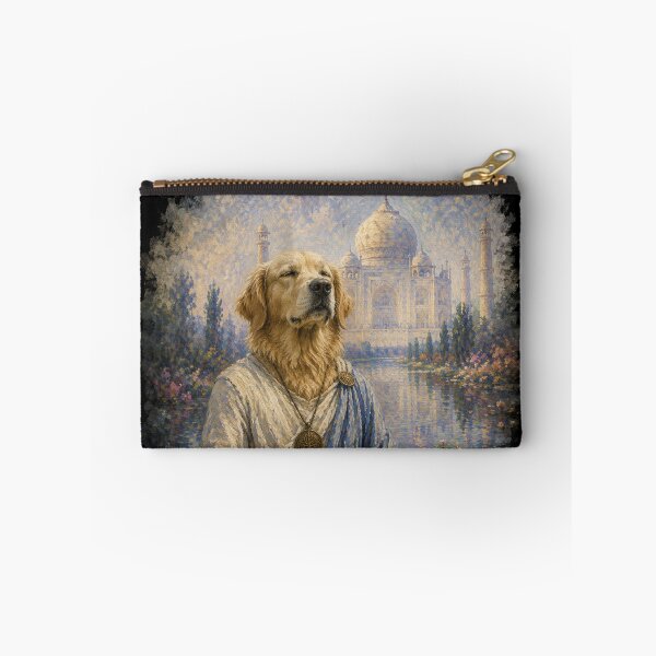 Item preview, Zen Golden Retriever Taj Mahal Monet Painting designed and sold by Ada’s Mystic Atelier .