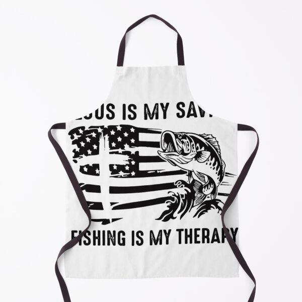 Item preview, Jesus Is My Savior Fishing Is My Therapy Christian Fisherman Flag designed and sold by haitrieuic96.