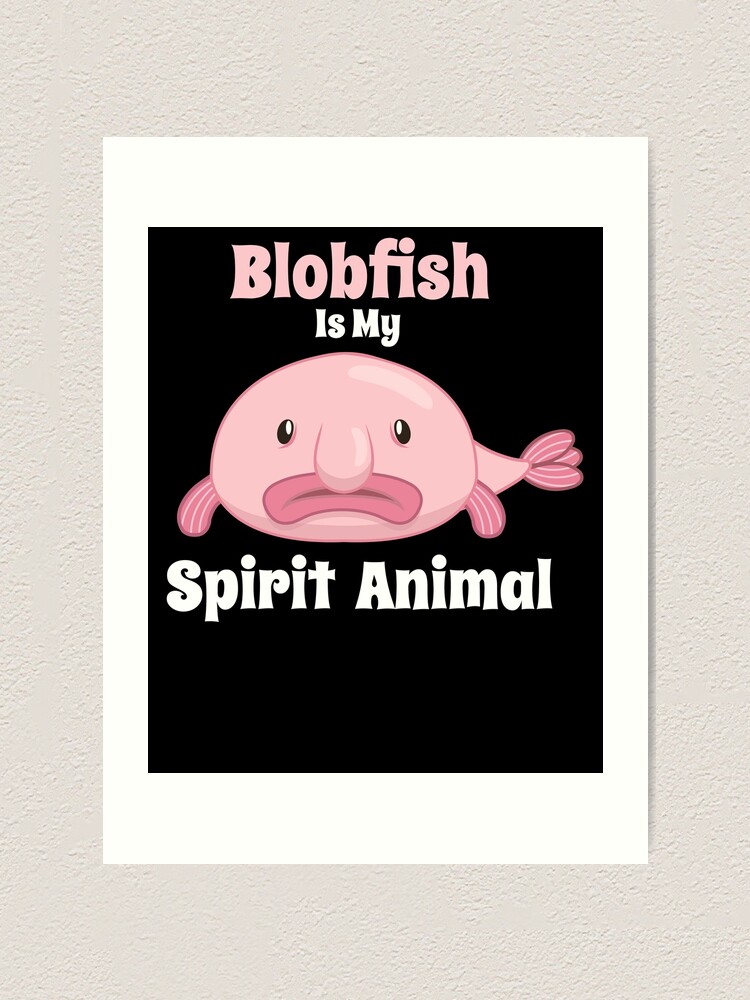  Womens THE BLOBFISH IS MY SPIRIT ANIMAL Funny Blob Fish Meme  V-Neck T-Shirt : Clothing, Shoes & Jewelry