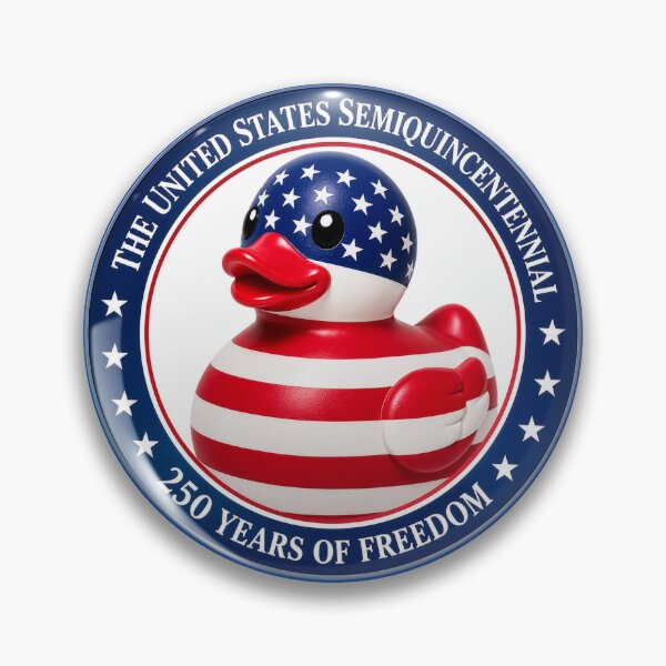 Item preview, 250 Years of Freedom Patriotic Duck designed and sold by Shirts With Pride.