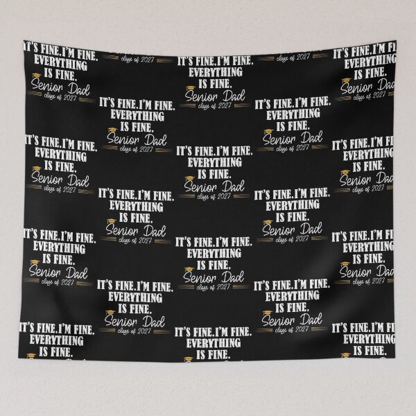 Item preview, It's Fine Senior Dad Class of 2027 designed and sold by nojany.