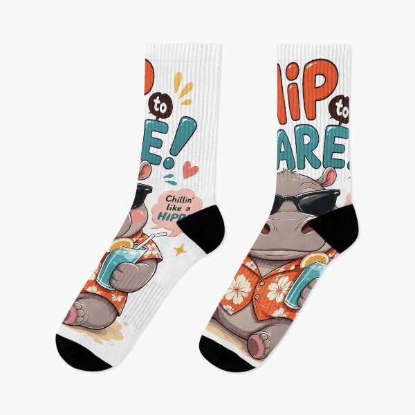 Item preview, hippo on beach designed and sold by aliraweb.