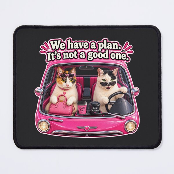 Item preview, We Have a Plan – Chaotic Cat Road Trip designed and sold by LakeshoreLegendsAndLight .