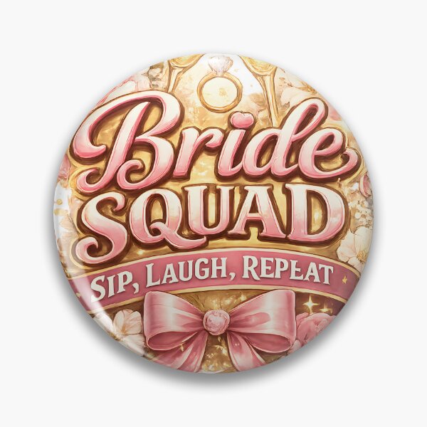 Item preview,  Bride Squad – Sip, Laugh, Repeat designed and sold by Drift Pattern Studio.
