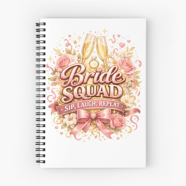 Item preview,  Bride Squad – Sip, Laugh, Repeat designed and sold by Drift Pattern Studio.