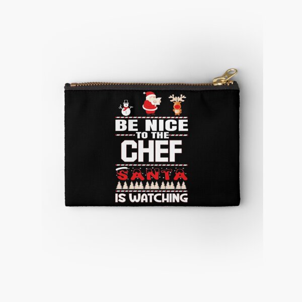 Item preview, Be Nice To The Chef Santa Is Watching Funny Christmas Cooking designed and sold by haitrieuic96.