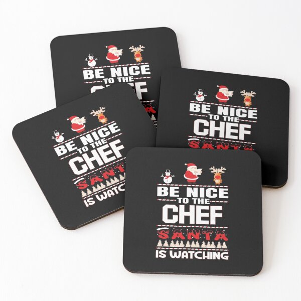 Item preview, Be Nice To The Chef Santa Is Watching Funny Christmas Cooking designed and sold by haitrieuic96.