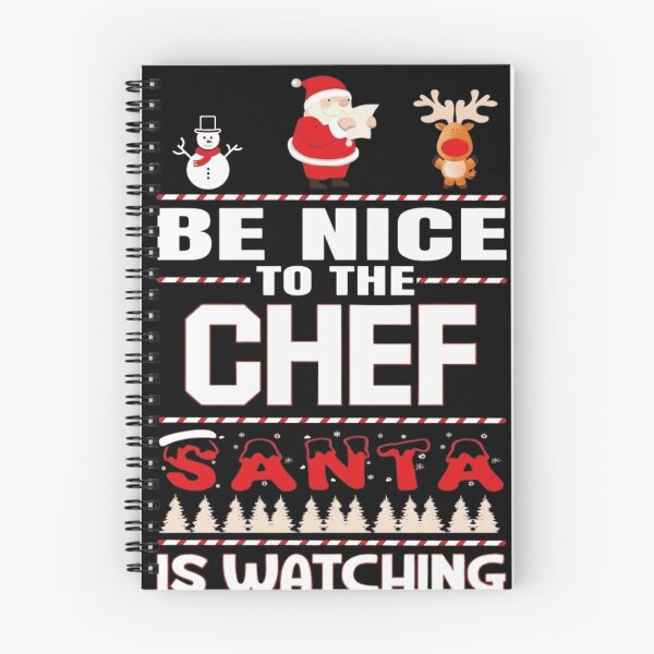 Item preview, Be Nice To The Chef Santa Is Watching Funny Christmas Cooking designed and sold by haitrieuic96.