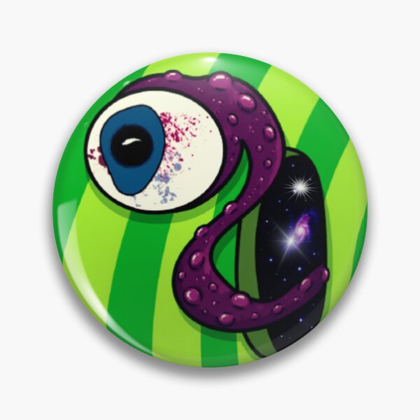 Item preview, Peeking Through – Surreal Cosmic Eyeball Creature designed and sold by darametzgerart.