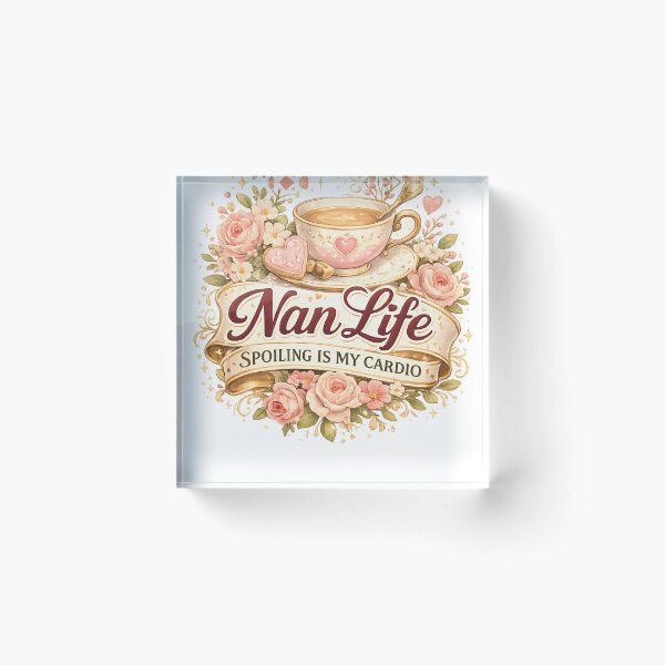 Item preview, Nan Life – Spoiling Is My Cardio designed and sold by Drift Pattern Studio.