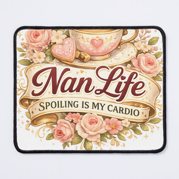 Item preview, Nan Life – Spoiling Is My Cardio designed and sold by Drift Pattern Studio.