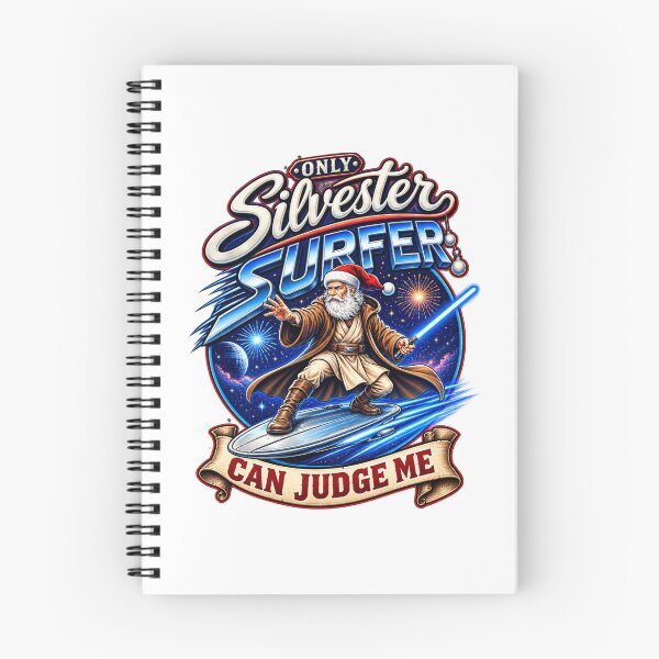 Item preview, Santa Silvester Surfer designed and sold by DailyQuestPrint.