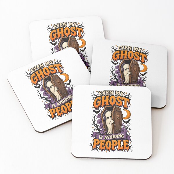 Item preview, Introvert Ghost Avoiding People – Funny Halloween Humor designed and sold by Fares Zeineh.