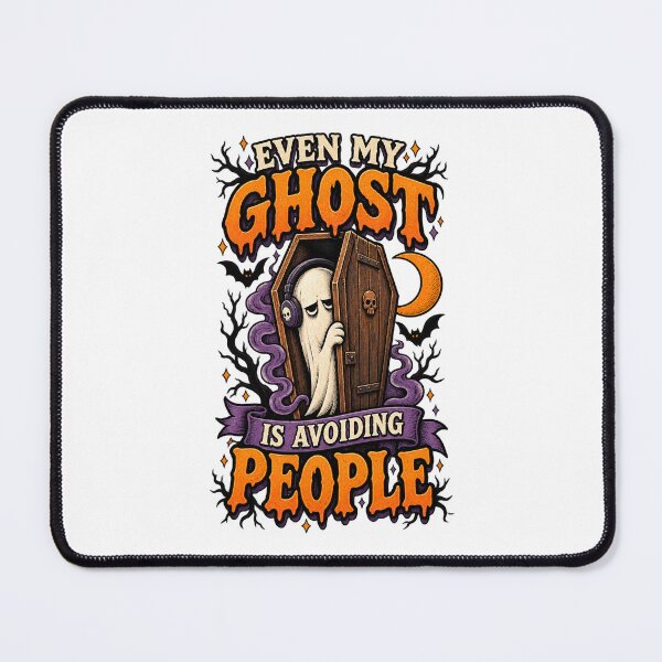 Item preview, Introvert Ghost Avoiding People – Funny Halloween Humor designed and sold by FZ Designs.