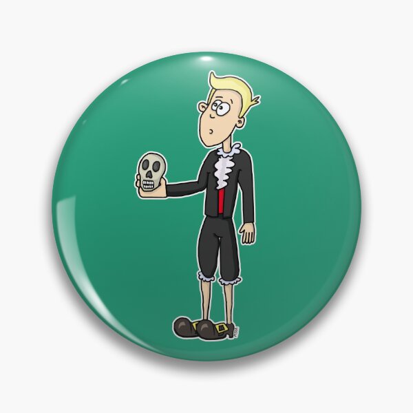 Item preview, Dark Academia Shakespeare Sticker | Philosophy Student Meme designed and sold by MyxaART.