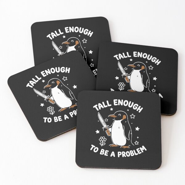 Item preview, Tall Enough Penguin with Knife Humor designed and sold by nojany.