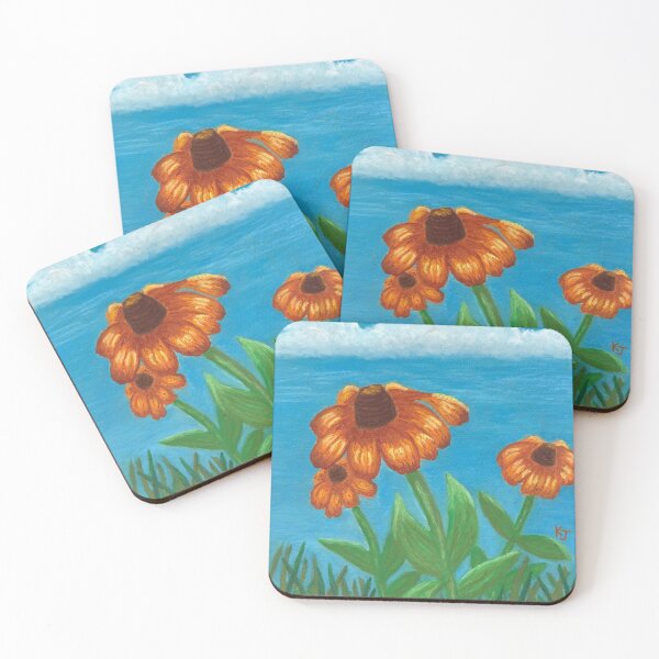 Item preview, Orange Flowers designed and sold by Krista-Joan-Art.