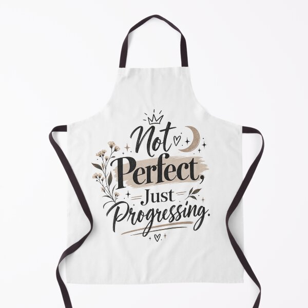 Item preview, Not Perfect Just Progressing – Motivational Self Growth Quote designed and sold by MUSA'S.