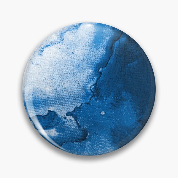 Item preview, Deep Blue Abstract Painting designed and sold by Ityez Studio.