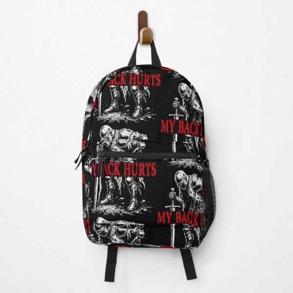 Item preview, Funny Knight My Back Hurts Meme designed and sold by nojany.