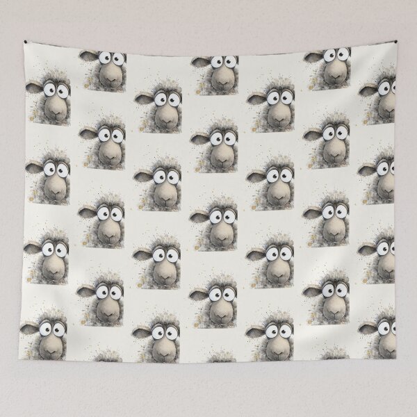 Item preview, Gorgeous Sheep ' Nosey Felicity’ BY SHiRLeY MacARTHuR designed and sold by Shirley MacArthur Art.