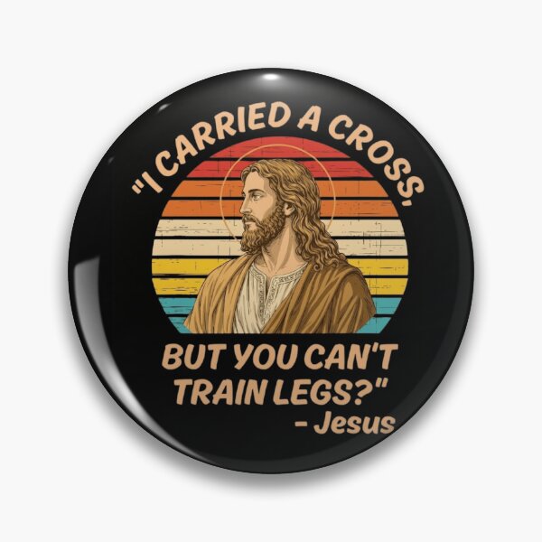 Item preview, I Carried A Cross Funny Gym Leg Day Workout Jesus Retro designed and sold by haitrieuic96.