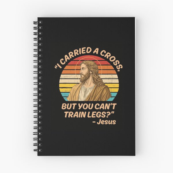 Item preview, I Carried A Cross Funny Gym Leg Day Workout Jesus Retro designed and sold by haitrieuic96.