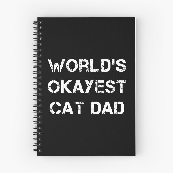 Item preview, World's Okayest Cat Dad Stencil Graphic designed and sold by Dmo3HarkoArt.