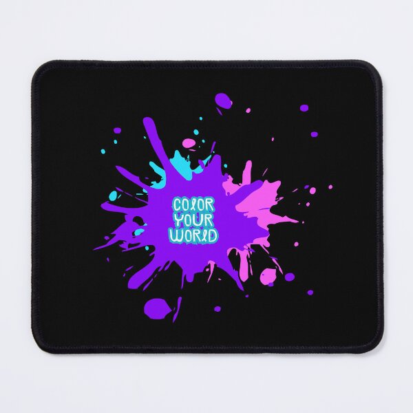 Item preview, Color Your World – Colorful Paint Splatter Art Design designed and sold by CREATIVE HIVE.