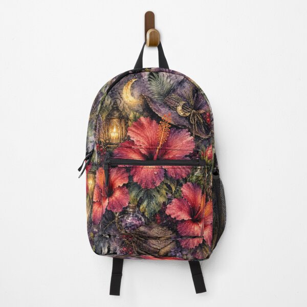 Item preview, Witch Garden Hibiscus | Gothic Tropical Botanical Art | Dark Watercolor Floral designed and sold by IamNolmo.