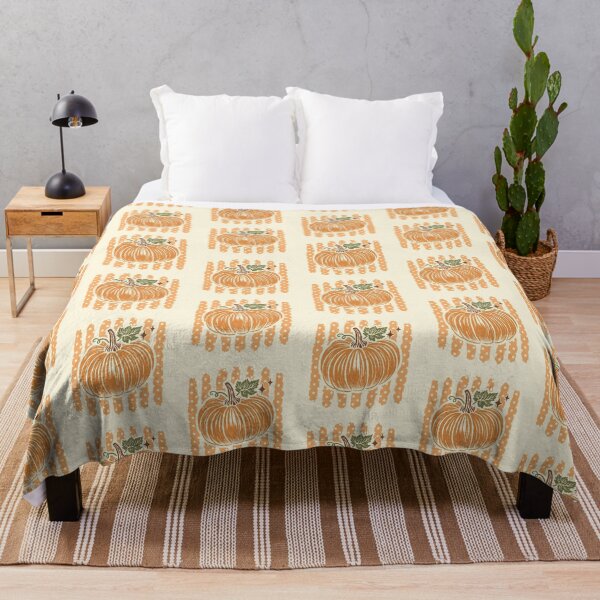 Item preview, Retro Vintage Pumpkin Polka Dot Stripes Fall designed and sold by RinrinDesigns.