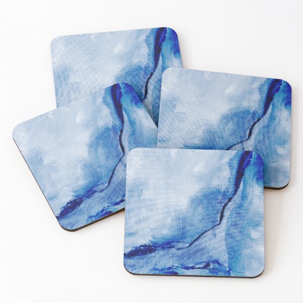 Item preview, Blue Abstract Textured Artwork designed and sold by Ityez Studio.